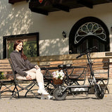 iScooter F2 Patinete Eléctrico con Asiento y Neumáticos de 10″