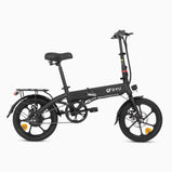 Bicicleta eléctrica plegable DYU A1F Pro en ciudad con autonomía de hasta 60 km