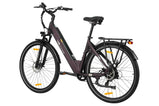 Miejski rower elektryczny TTGO C3 SE z silnikiem 250W, baterią 36V 18Ah i 7-biegową przekładnią Shimano.