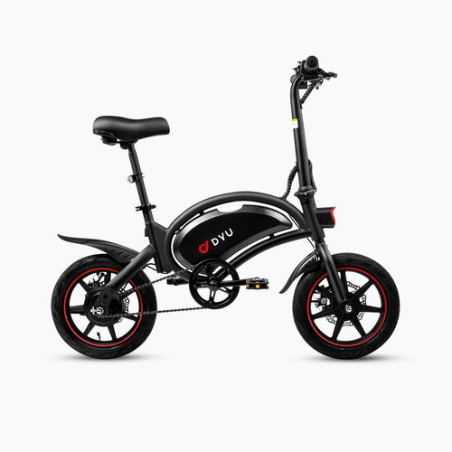 Bicicleta eléctrica plegable DYU D3F urbana de 14 pulgadas con asistencia al pedaleo y sin acelerador