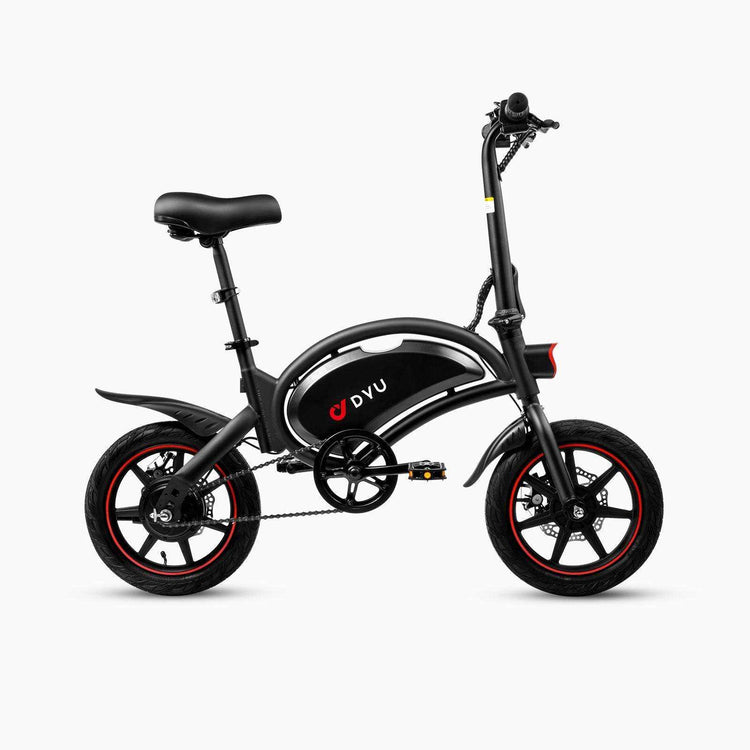 Bicicleta eléctrica plegable DYU D3F urbana de 14 pulgadas con asistencia al pedaleo y sin acelerador