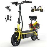 iScooter F2 Patinete Eléctrico con Asiento y Neumáticos de 10″