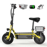 iScooter F2 Patinete Eléctrico con Asiento y Neumáticos de 10″