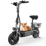 iScooter F2 Patinete Eléctrico con Asiento y Neumáticos de 10″