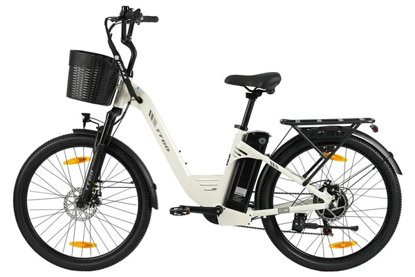 Bicicleta eléctrica TTGO C2 Pro de 26" con cuadro bajo y neumáticos todoterreno