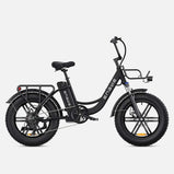 Bicicleta eléctrica ENGWE L20 fat bike paso bajo autonomía 140 km negro ónix