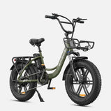Bicicleta eléctrica ENGWE L20 de cuadro bajo con neumáticos anchos y autonomía de 140 km