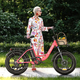 Bicicleta eléctrica ENGWE L20 cuadro bajo neumáticos anchos autonomía 140 km