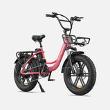 Bicicleta eléctrica ENGWE L20 con cuadro bajo, neumáticos anchos y autonomía de 140 km
