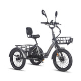 Fafrees EU-F20 Mate HS gris con respaldo, cesta delantera y espacio de carga trasero