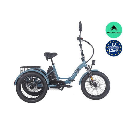 Fafrees EU-F20 Mate HS azul, triciclo eléctrico de tres ruedas con homologación europea L2e-P
