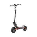 Patinete eléctrico todoterreno Joyor S10-S-Z en paisaje natural con doble motor y neumáticos anchos