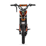 KuKirin X1 Electric Bike todoterreno en bosque con diseño compacto y potente motor eléctrico