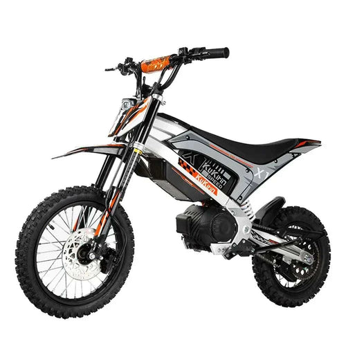 KuKirin X1 Electric Bike todoterreno en bosque, moto eléctrica compacta y potente