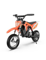 Mini moto eléctrica infantil MileRocket 1 color naranja con 3 modos de velocidad y diseño compacto