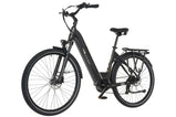 TTGO C7 SE gris oscuro con cuadro bajo, motor central, portaequipajes y diseño urbano para uso diario.